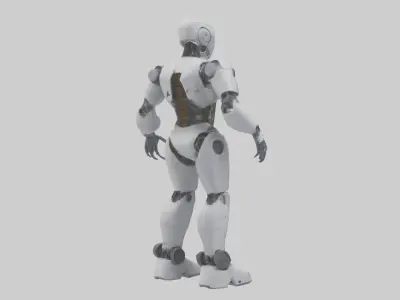 Robot version of an engineer model 3D model