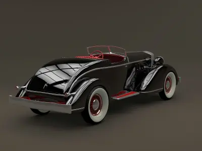 1932 Chrysler Imperial Speedster 3D model