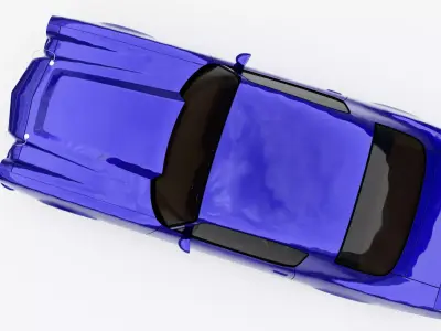 Chevrolet Camaro Pro Touring 1970 Low-poly 3D model