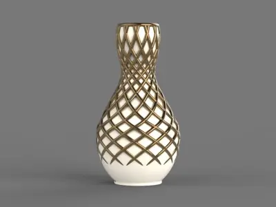 Fusion Roots Vase 3D print model