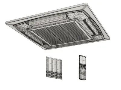 Cassette air conditioner 3D model