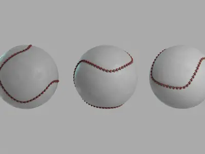 Baseball ball Free 3D model purchase