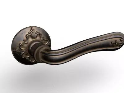 Bronze Door Handles  3D model
