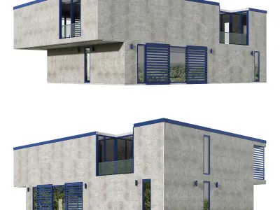 Modern Villa 4 3D model