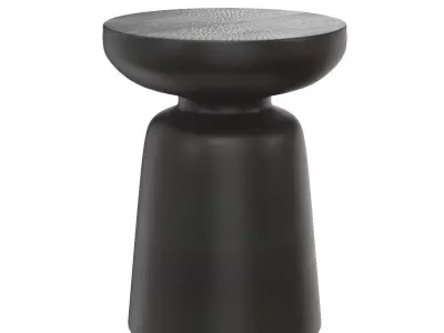 Arthur Accent Table Antique Zinc 3D model