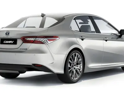 Toyota Camry Hybrid SE 2021 3D model