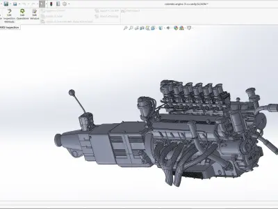 Ferrari Colombo 250 Engine - 3 liter 3D print model