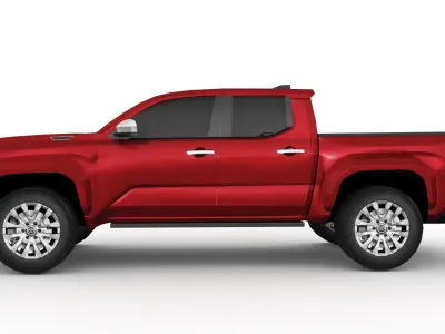 Toyota Tacoma 2024 Low-poly 3D model from CGTrader