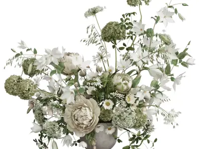 Flower In Vase 98 3D model