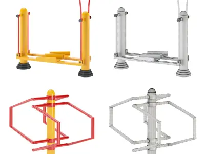 playground 01  Low-poly 3D model