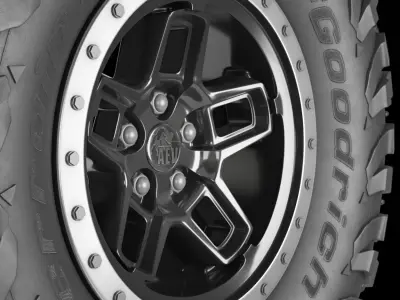 BFGoodrich wheels 3D model