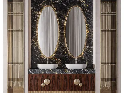 Luxury Bathroom 218 3D model