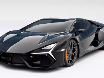 Lamborghini Revuelto Low-poly 3D model