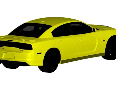 Dodge Charger srt 8  3D model