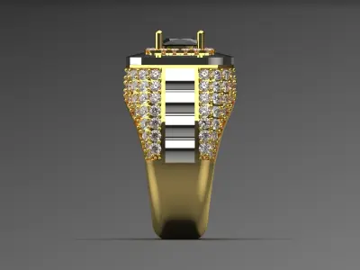 Luxury man Rolex design diamond ring model ror0049 3D print model