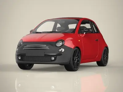 Mini car 3D model purchase