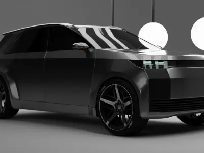 my concept car I wanted to do something original 3D model