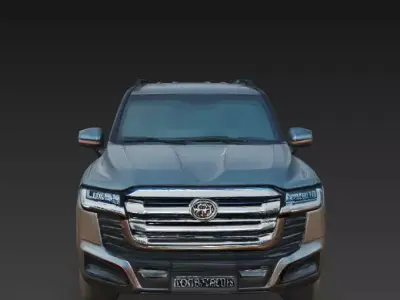Toyota Land Cruiser 300 Series Luxury Offroad SUV High Fidelity 3D print model