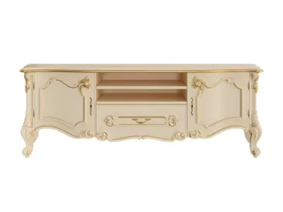 Victorian style TV stand by Modenese 3D model