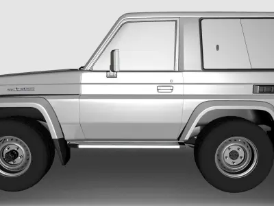Toyota Land Cruiser Fzj 71 3D model