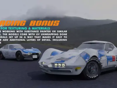 The Ultimate Post-Apocalyptic Car Collection Game Ready Models Low-poly 3D model