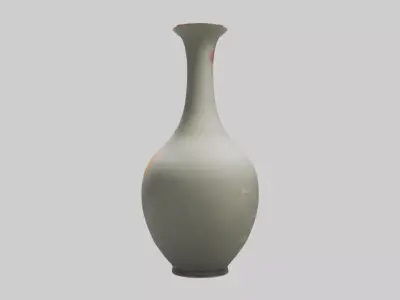 Flower Vase model Low-poly 3D model