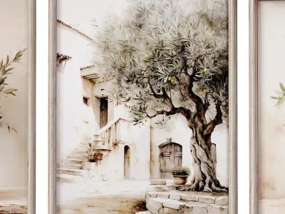 Frame Pictures Low-poly 3D model