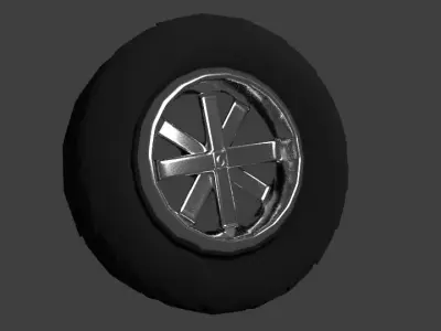 TYRE TEXTURE Low-poly 3D model