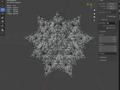 religion kaleidoscope decorative accessories 3D model