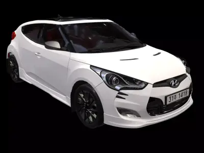 Hyundai Veloster 2011 GDI OEM Body Kit AA016 3D model