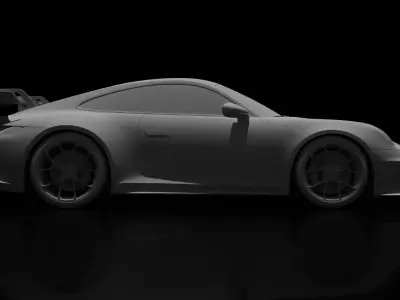 Porsche 911 992 GT3 3D model