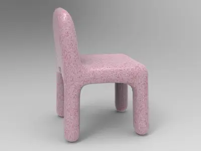 Guq Kid Chair Low-poly 3D model
