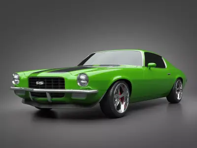 1972 Chevrolet Camaro SS 3D model