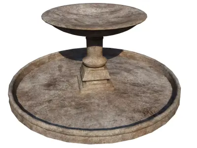 Medieval Fountain 3D model