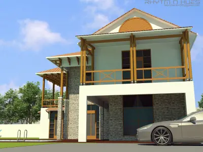 Villa Bejoy Free 3D model