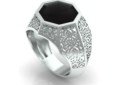 Men ring 01 3D print model