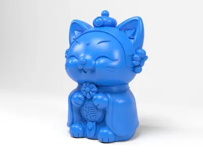 Chinese cat 3D print model