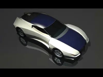 Car prototype 3D model