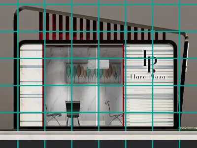  Show Room Store Exhibition a670I 3D model