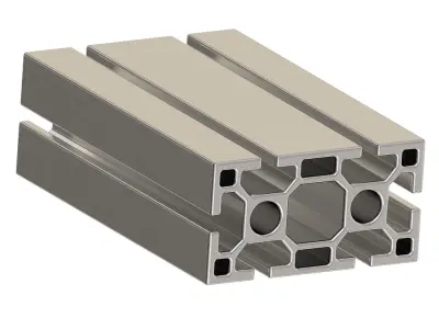 Industrial Aluminium Profile 3D print model