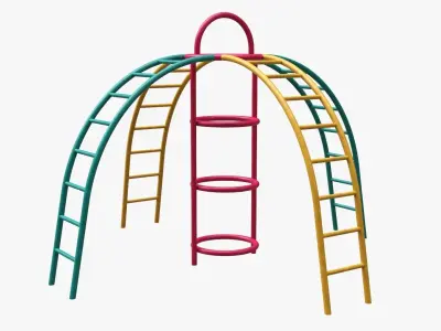 Climbing tower 02 3D model