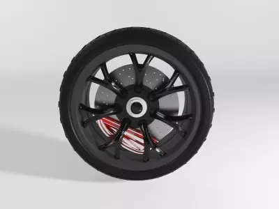 Wheels tyres for car - tyres for car 3D model