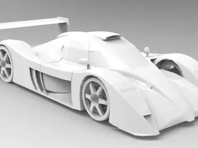 CAR - Toyota GT-One 3D print model