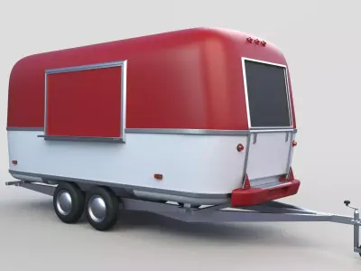 Food Truck 3D model 3D model