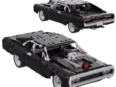 Lego -  42111 Dom s Dodge Charger 3D model