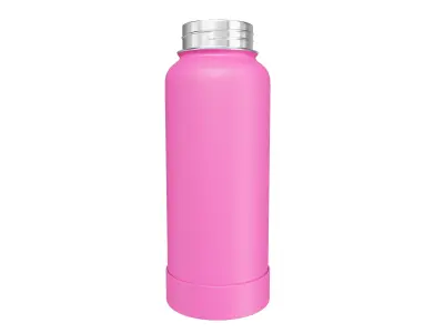 Pink Water Bottle 02 3D model