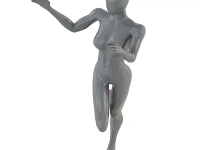 Female Abstract Mannequin 77 3D model