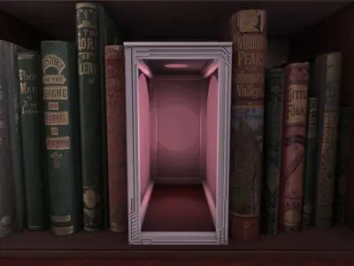 Alternative Frame Empty booknook 3D print model