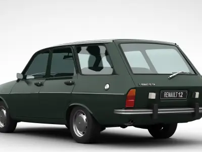 Renault 12 TL Break 3D model