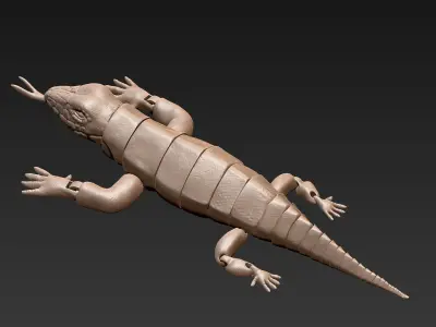 Komodo Dragon 3D model